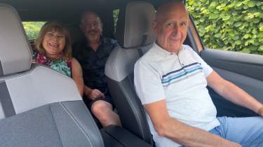 Vauxhall Grandland Electric GS long-term - Tom's family inside car